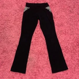 Wide leg flare yoga pants
